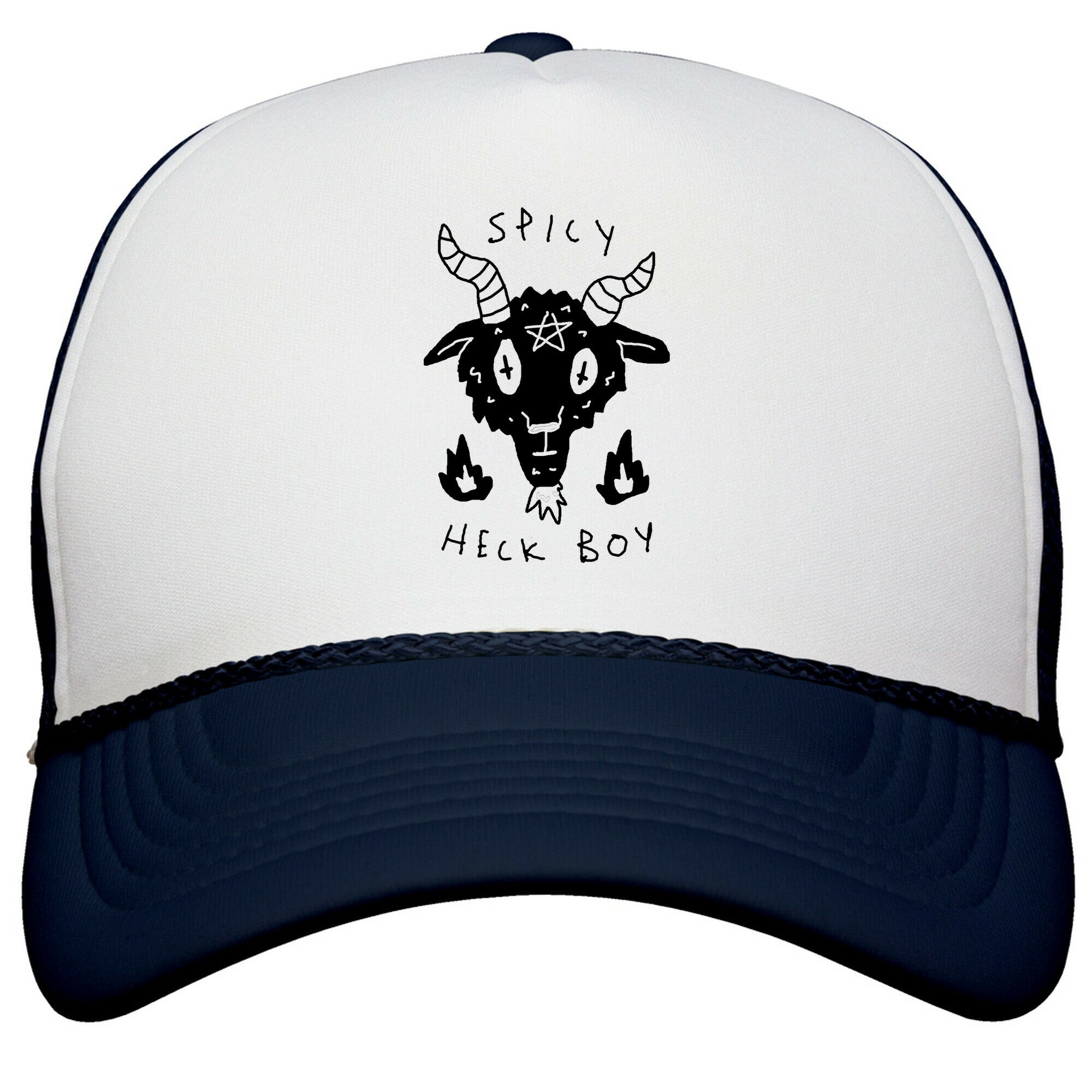 Spicy Heck Boy Satan Snapback Trucker Hat